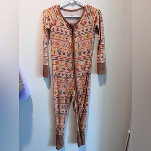 Little Sleepies Thanksgiving Print 18-24 months